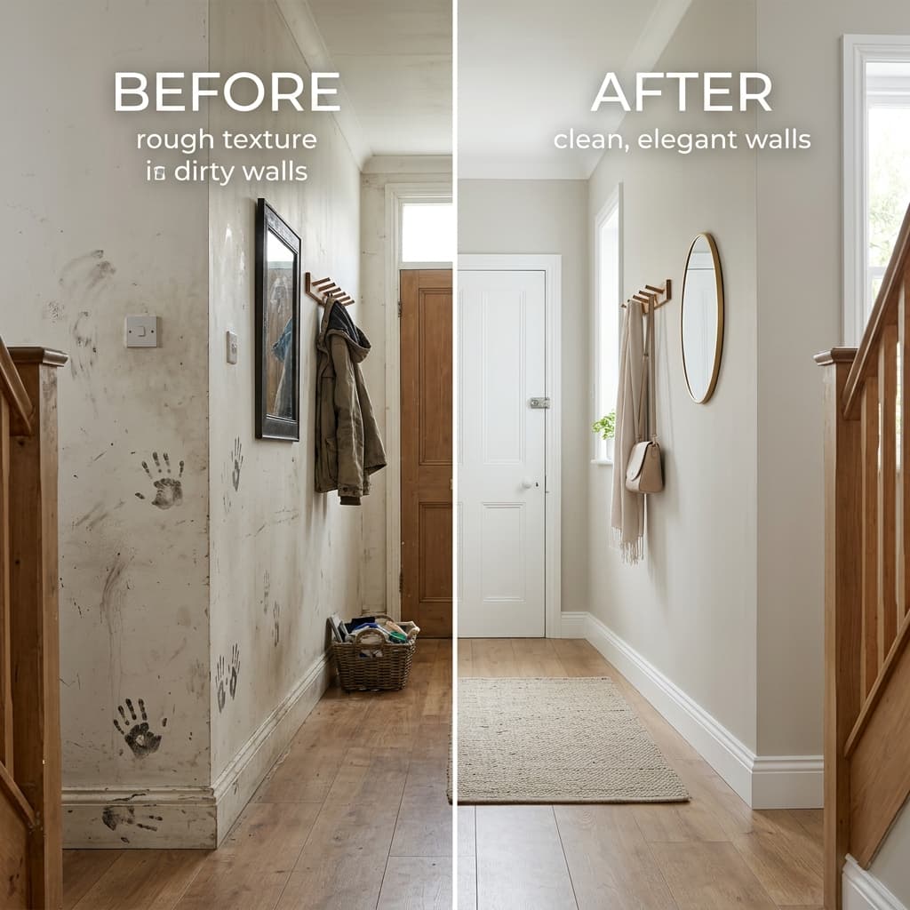 Antes e Depois - Corredor