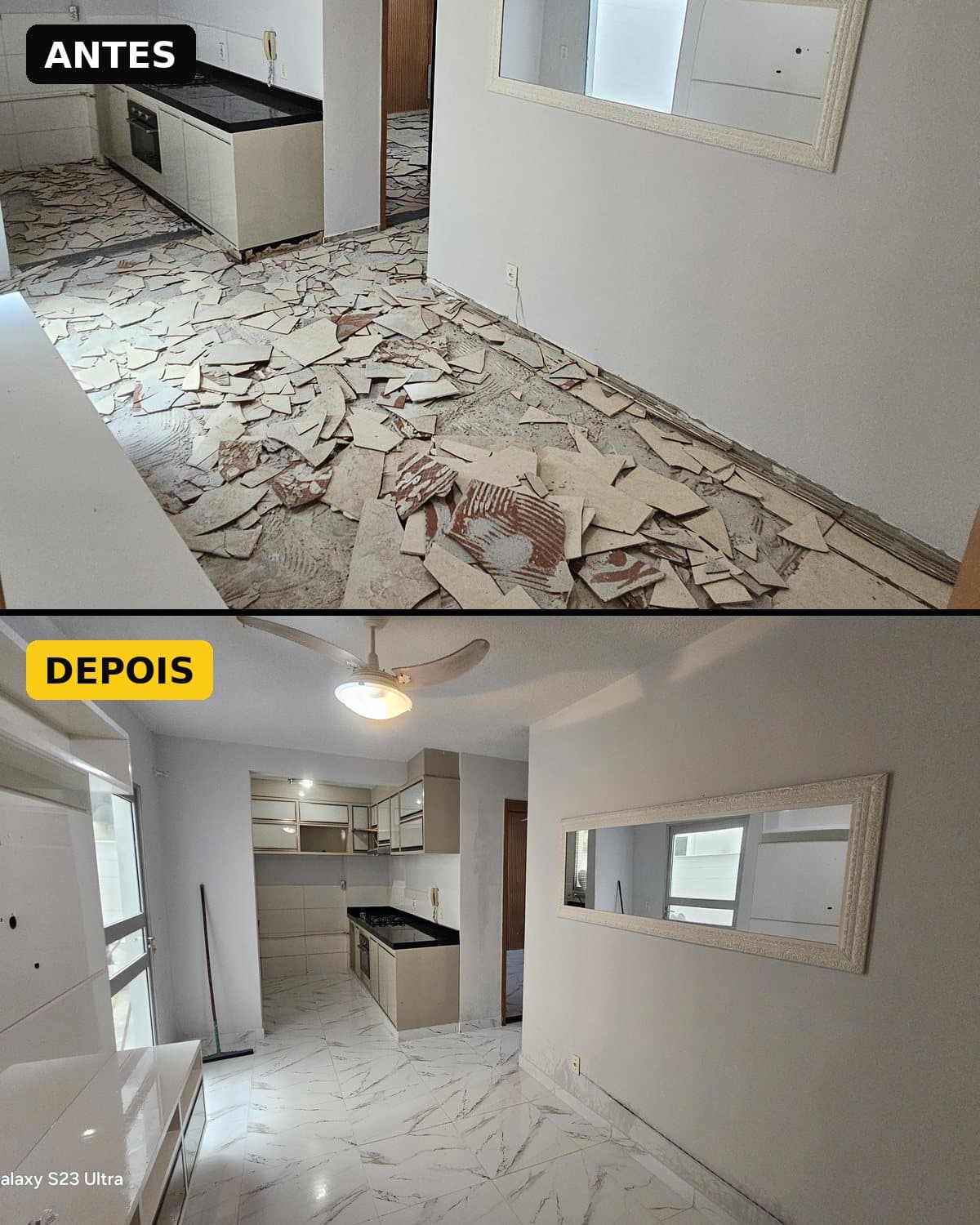 Apartamento - Sala e Cozinha